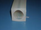 Furatos szilikon négyzet profil 25x25